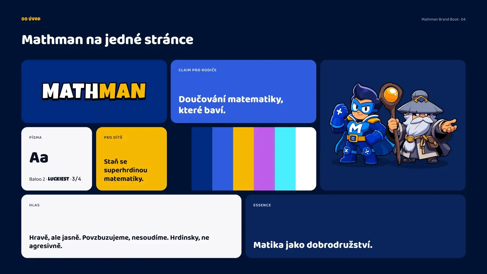 Mathman: Značka na jedné stránce