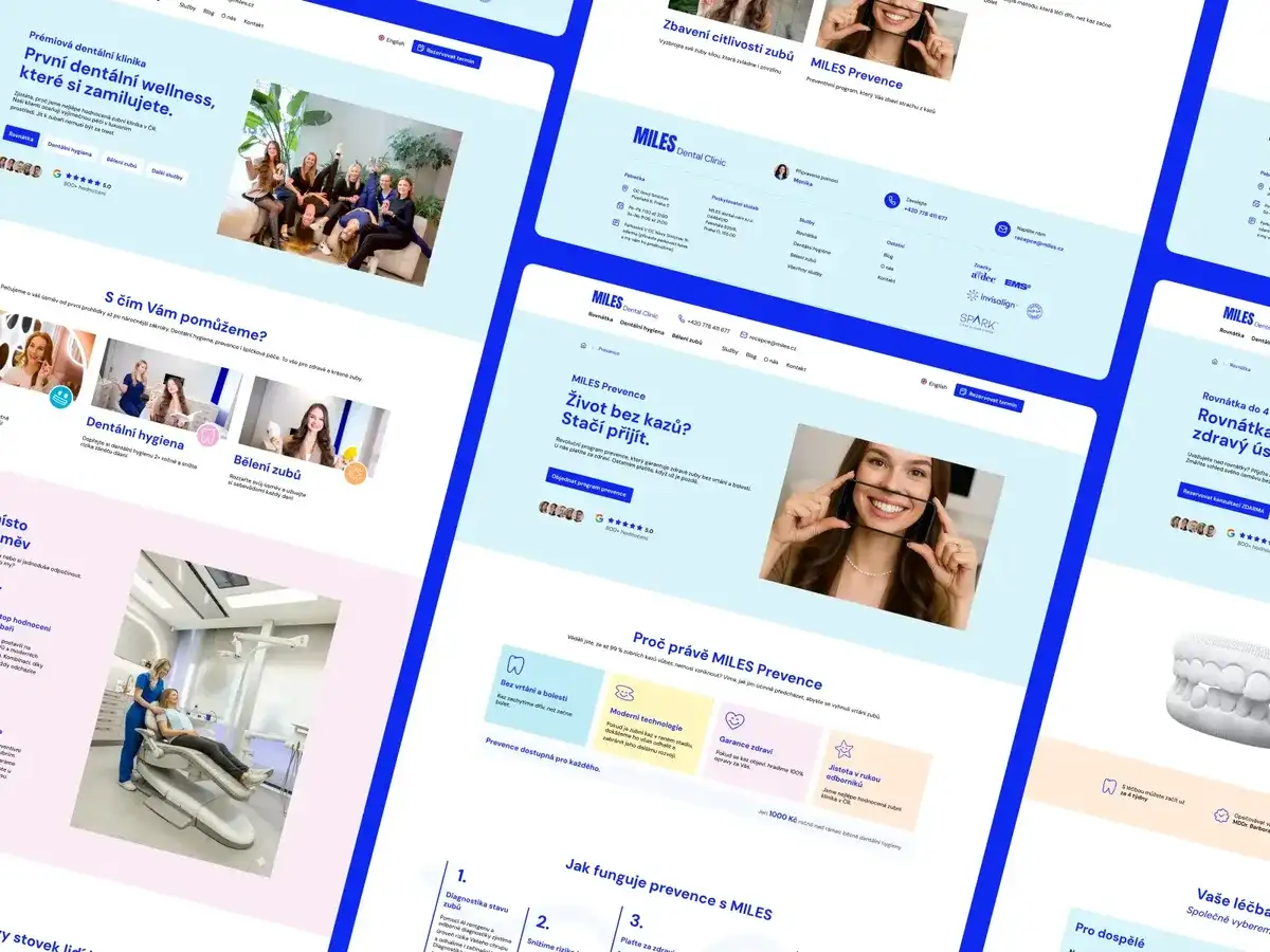 Mobile version of the MILES website