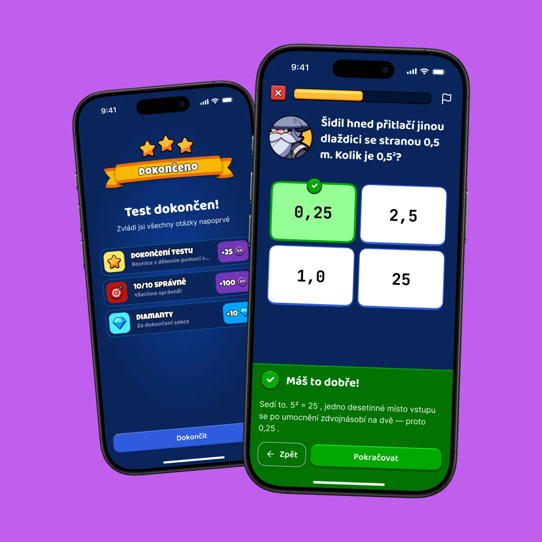 Test and rewards