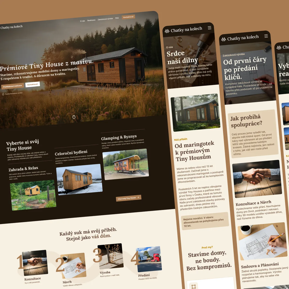 Tiny house maker website – Chatky na kolech