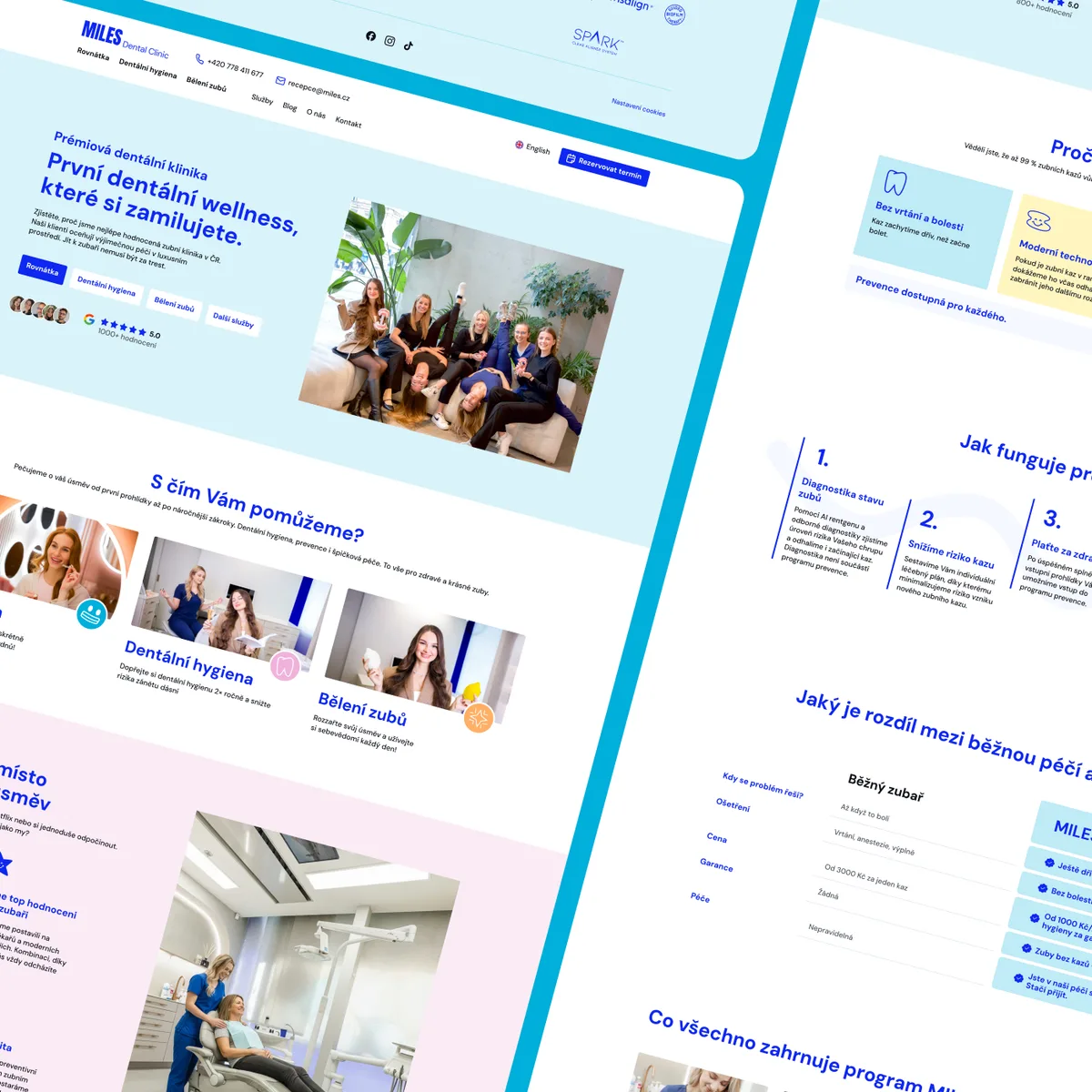 Miles – homepage and prevention program